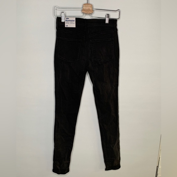 Old Navy Rockstar Black Jegging Jeans Size 16 - Picture 5 of 7